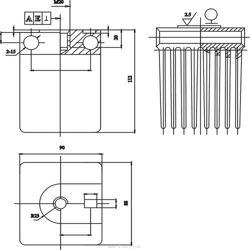  电子电器 电力电子 散热器 → sl18螺栓型散热器   产品名称